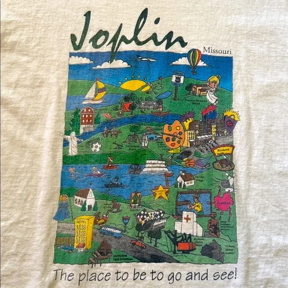 90’s Joplin, MO Art Single Stitch Vintage T-Shirt - Picture 2 of 8